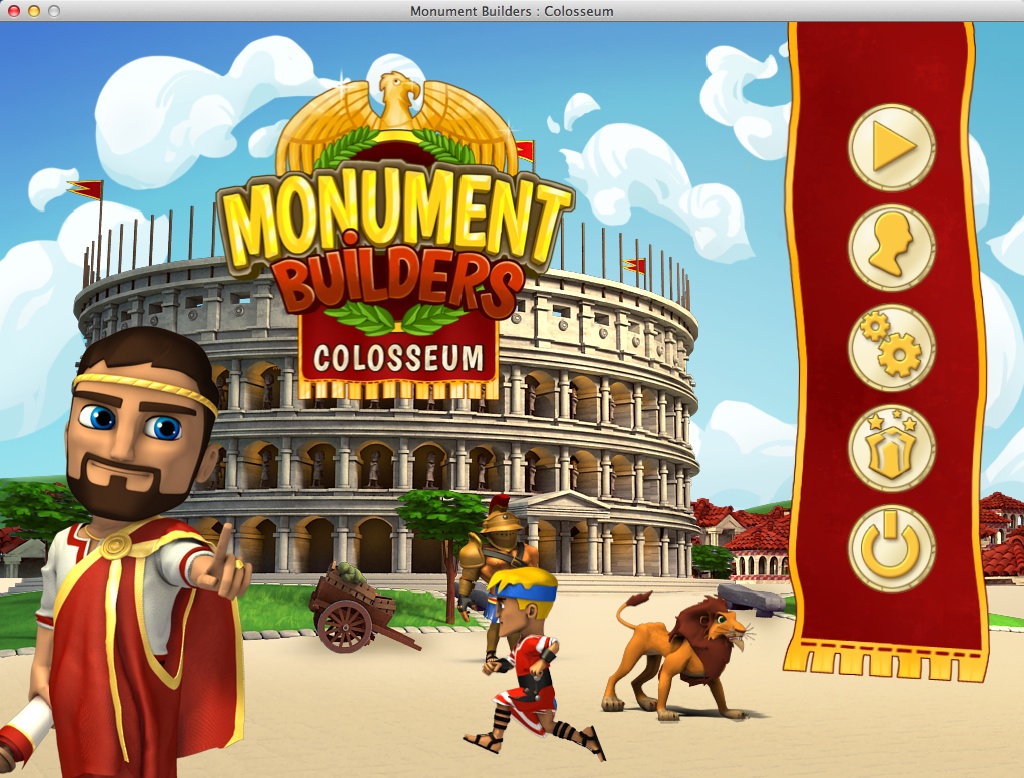 Monument Builders - Colosseum 2.0 : Main Menu Window
