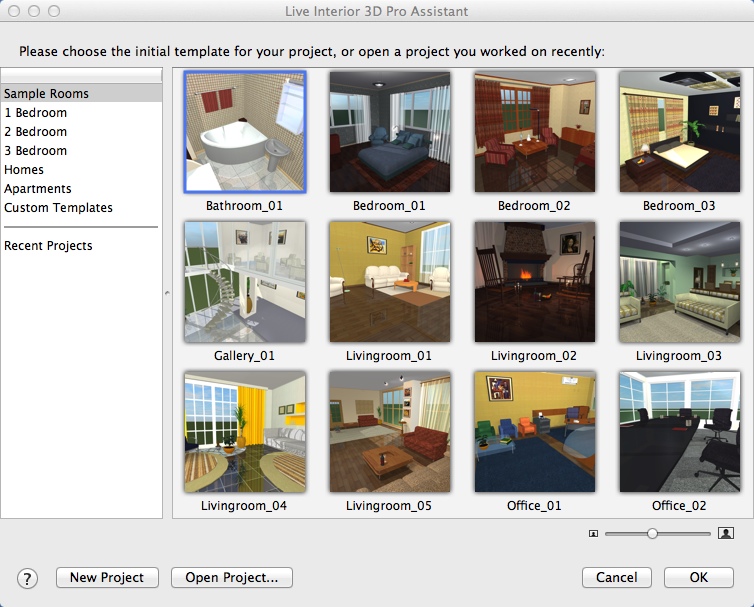 Live Interior 3D Pro Edition 2.9 : Assistant Window