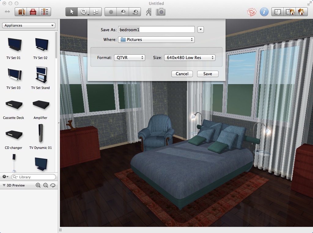 Live Interior 3D Pro Edition 2.9 : Exporting Plan Picture