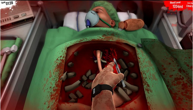 Surgeon Simulator 2013 1.1 : Gameplay Window