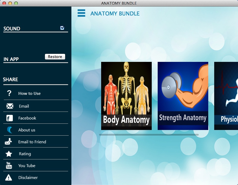 Anatomy Bundle by WAGmob 2.0 : Program Preferences