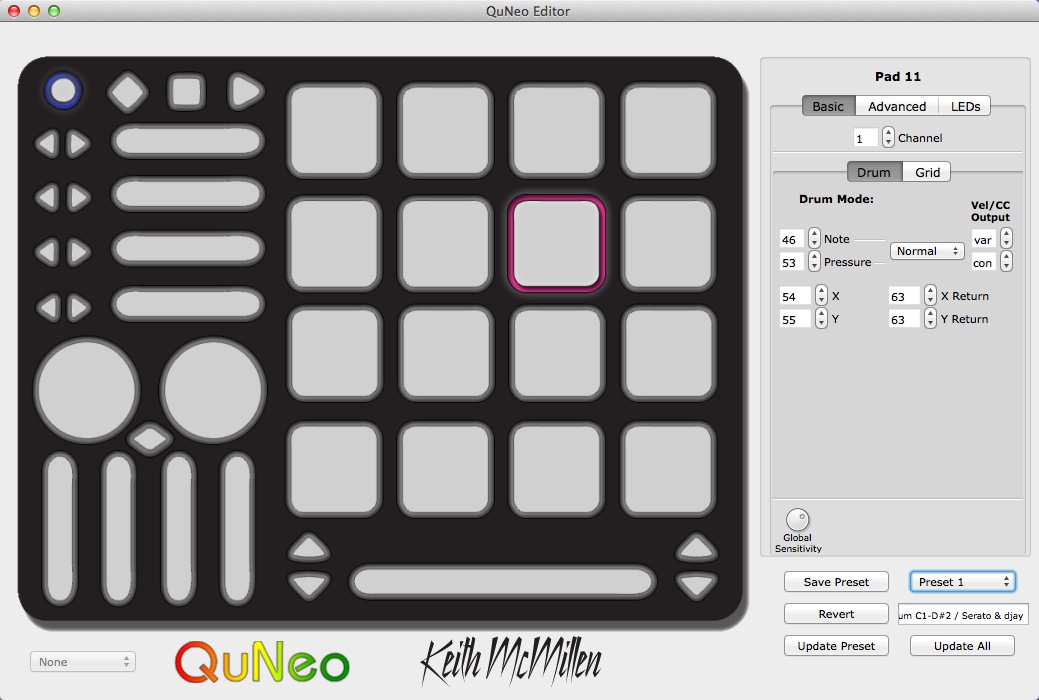 QuNeo Editor 1.2 : Main Window