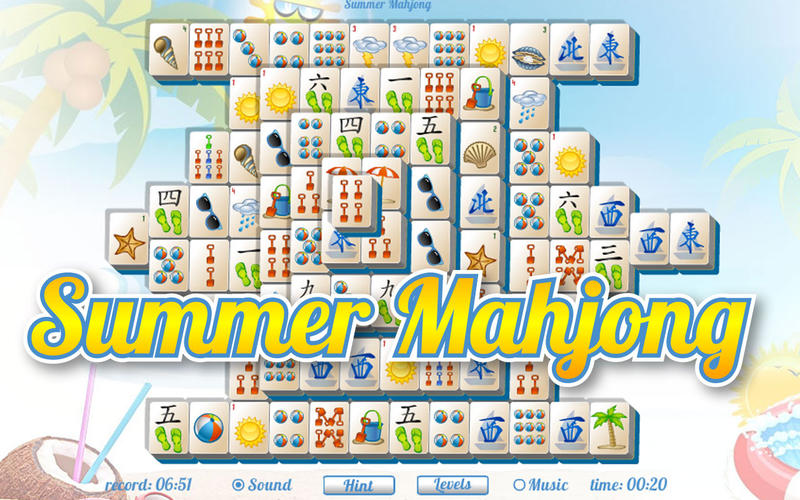 Summer Mahjong 1.1 : Main window