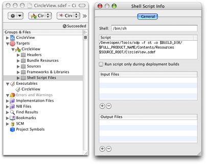 AppleScript 1.1 : Shell script info
