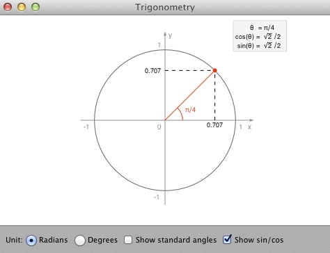 Trigonometry 1.3 : Values
