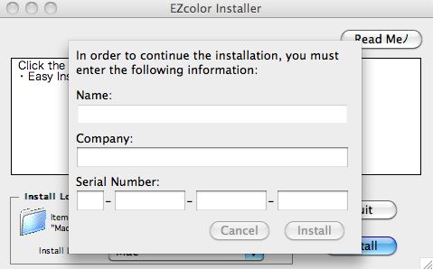 EZcolor 2.6 : Main window