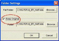 EFI Hot Folders 4.0 : Main window