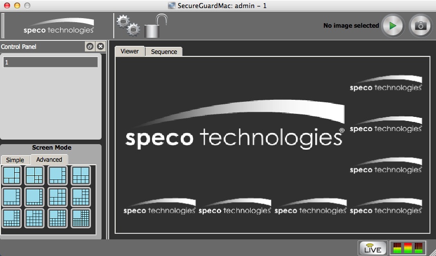SecureGuardMac 1.1 : Main Window