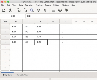 Main Screen - Data View