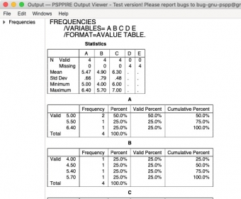 Output Viewer - Data