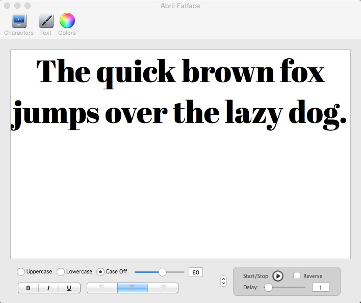 Font Sleuth 2.4 : Checking Font Info