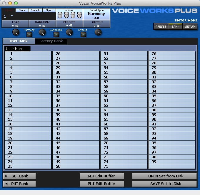 Vyzor VoiceWorks Plus 2.0 : Main Window