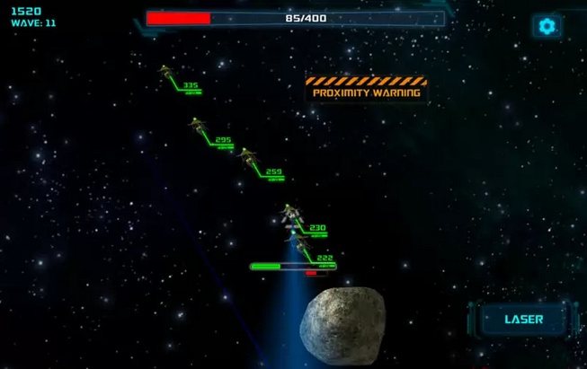 Starbase Gunship 1.1 : Gameplay Window