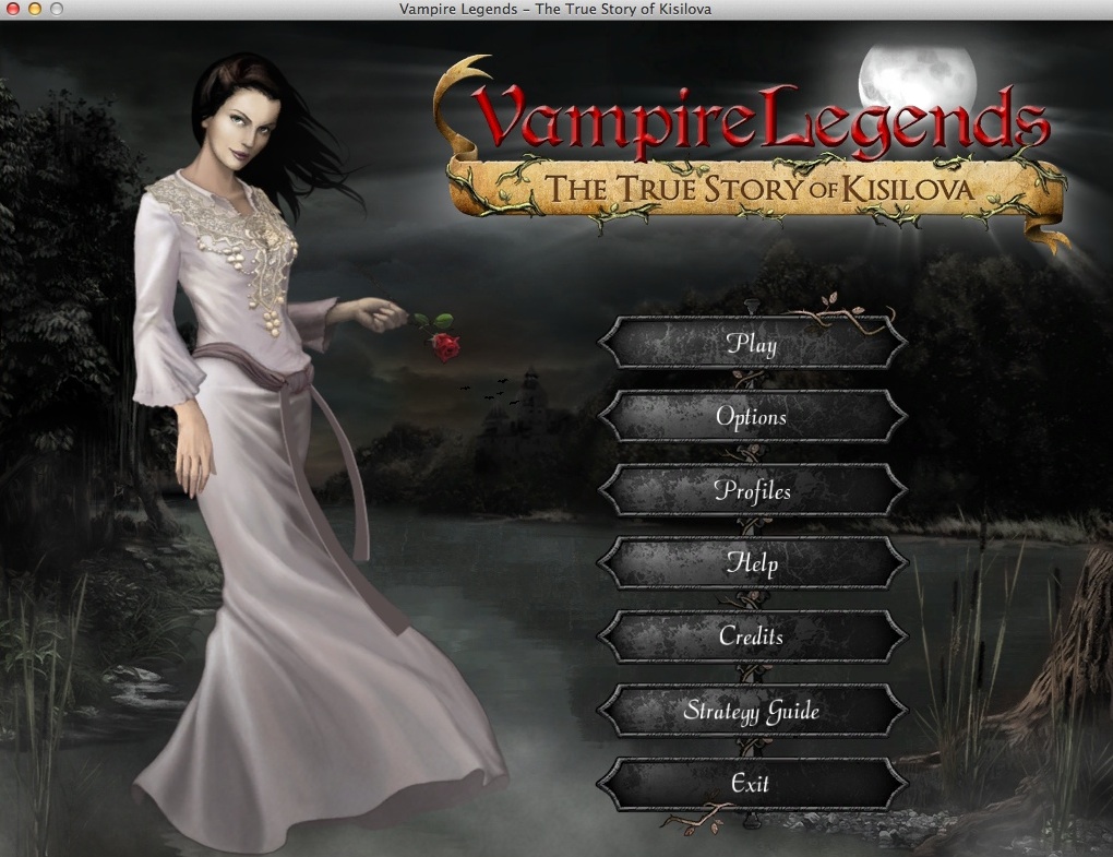 Vampire Legends: The True Story of Kisilova 2.0 : Main Menu