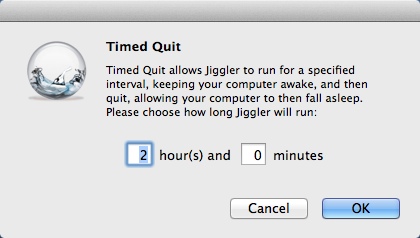 Jiggler 1.5 : Timed Quit Window