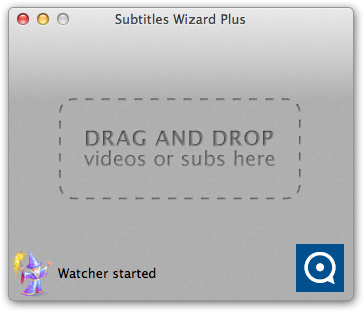 Subtitles Wizard Plus 1.5 : Main window