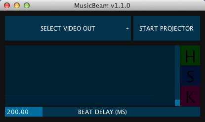 MusicBeam 1.1 : Main Window