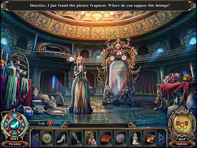 Dark Parables: The Final Cinderella 2.0 : Gameplay Window
