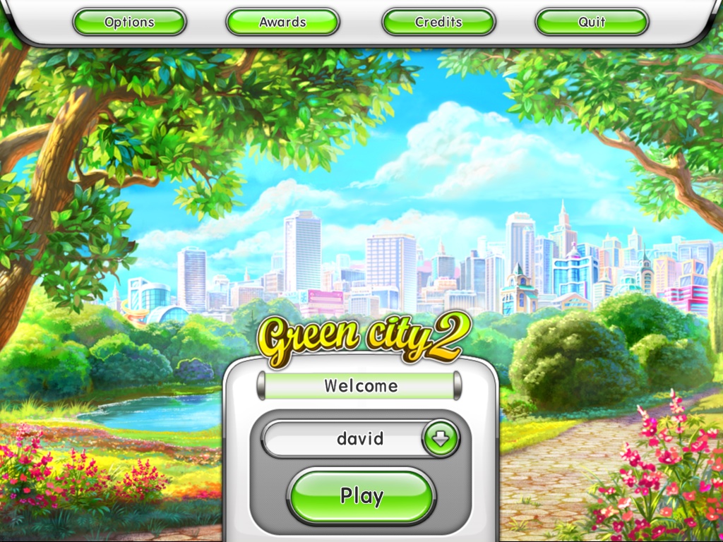 Green City 2 2.0 : Main Menu Window
