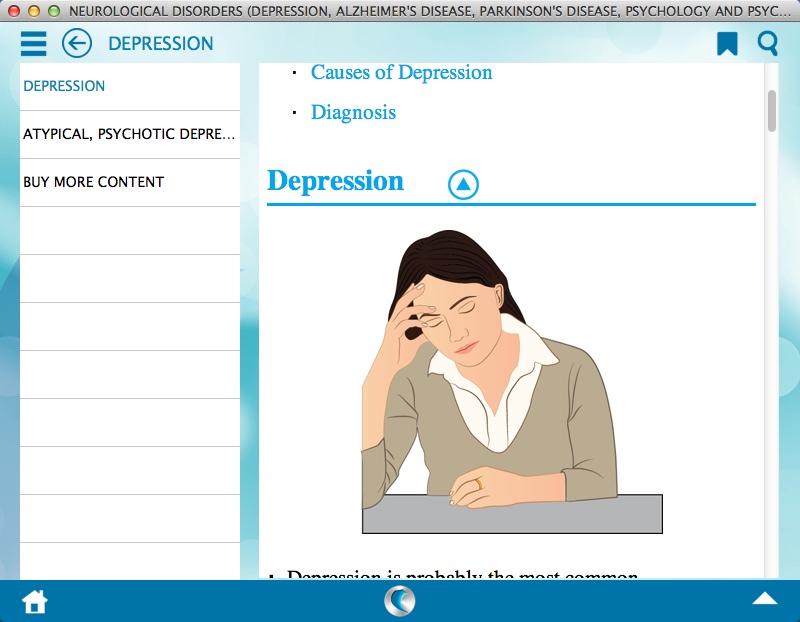 Neurological Disorders (Depression, Alzheimer's Disease, Parkinson's Disease, Psychology and Psychiatry) 1.5 : Checking Disease Description