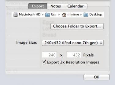 Configuring Image Export Settings
