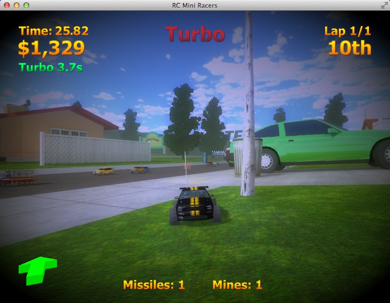 RC Mini Racers 2.3 : Gameplay Window
