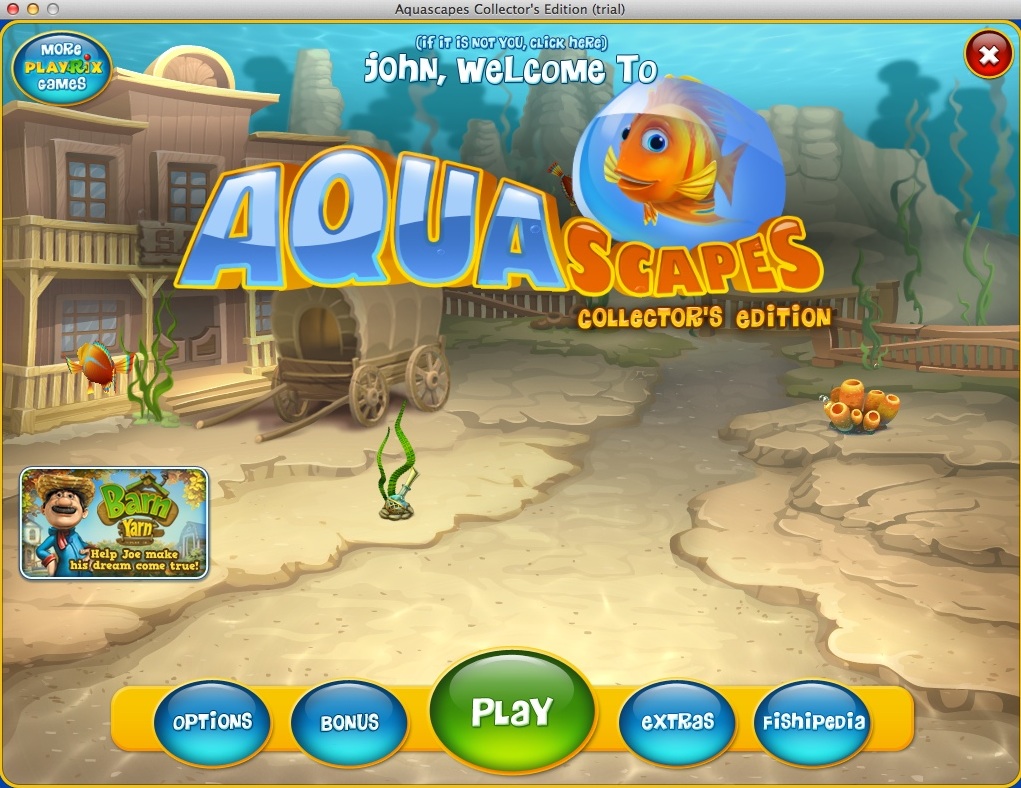 Aquascapes Collector's Edition 1.0 : Main Menu