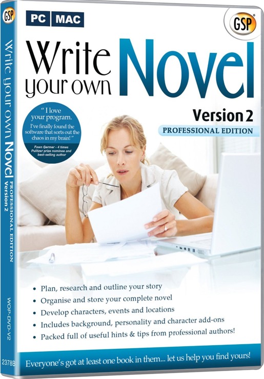 Write Your Own Novel 2.0 : Main window