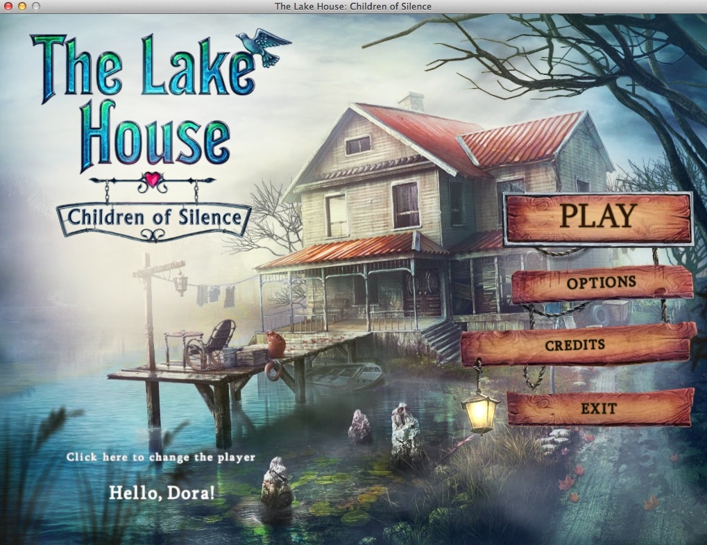 The Lake House: Children Of Silence 2.0 : Main Menu