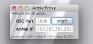 ArtNetProxy 1.5 : Main Window