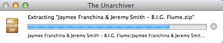 The Unarchiver 3.9 : Extracting Files