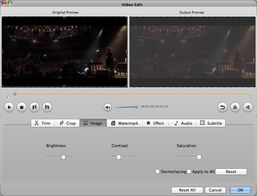 iDealshare VideoGo 5.2 : Image Options