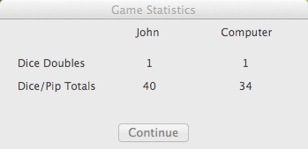 Absolute Backgammon 8.5 : Game Statistics