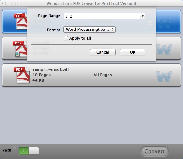 Wondershare PDF Converter Pro 3.5 : Configuring Advanced Output Settings