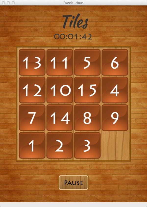 Puzzlelicious 1.4 : Playing Tiles Game