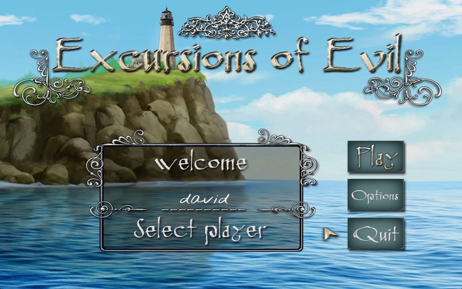 Excursions of Evil : Main Menu Window