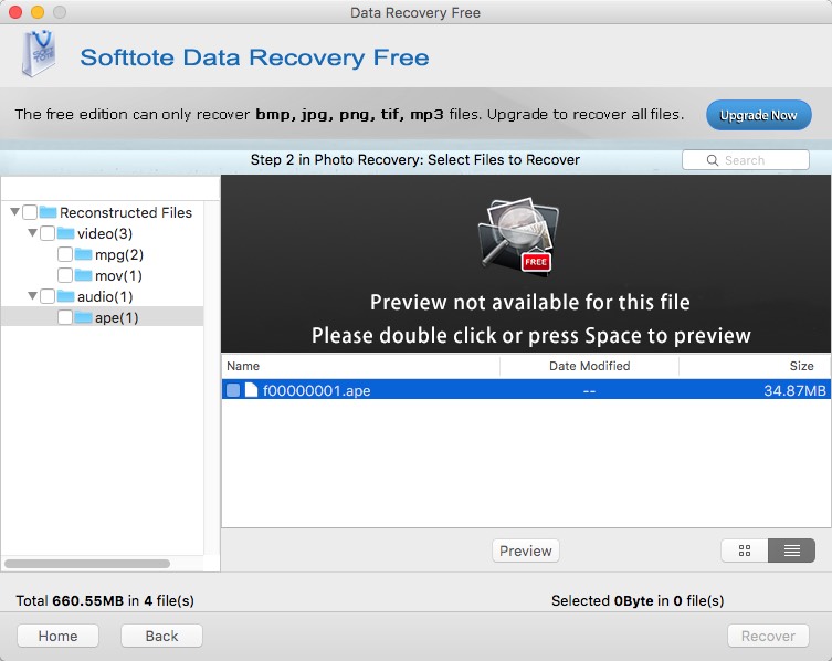 Data Recovery Free 4.2 : Search Window