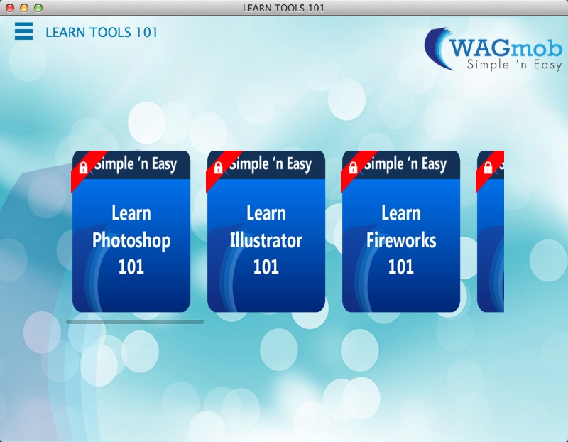 Learn Tools 101 2.0 : Main Menu