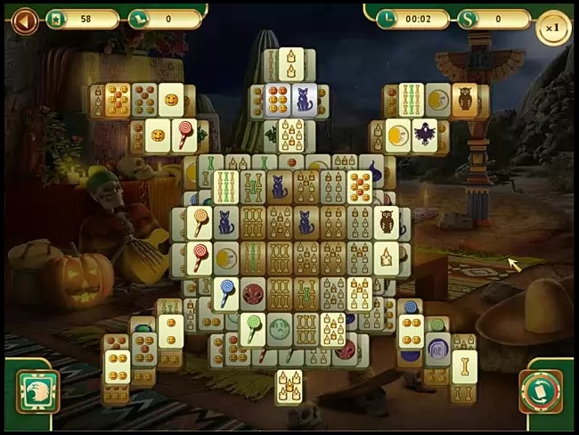 Spooky Mahjong 2.0 : Gameplay Window