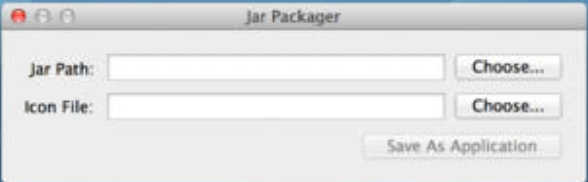 JarPackager 1.0 : Main Window