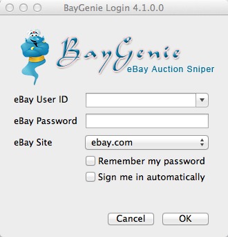 BayGenie 4.1 : Main window