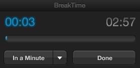 BreakTime 2.4 : Displaying On Break Time