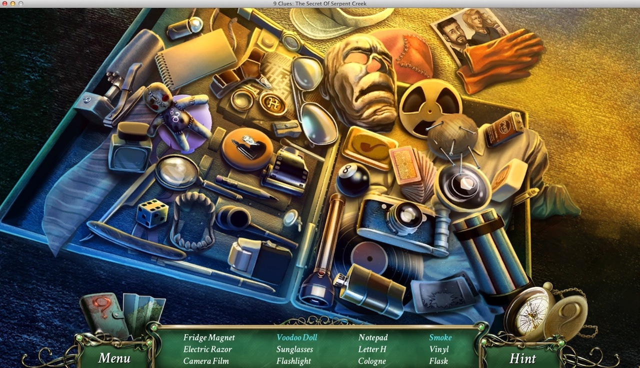 9 Clues: The Secret Of Serpent Creek 1.0 : Completing Hidden Object Mini-Game
