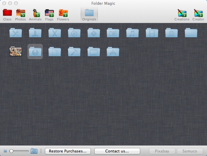 Folder Magic 1.1 : Checking Original Folder Icons