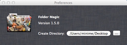 Folder Magic 1.1 : Program Preferences