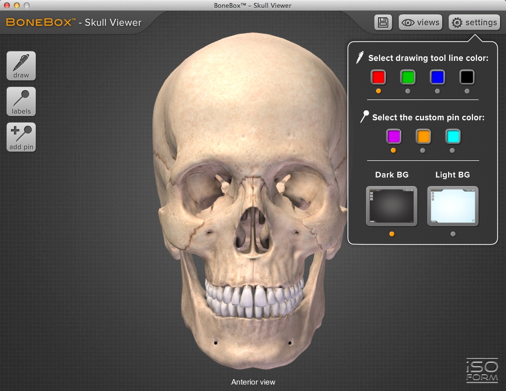 BoneBox Skull Viewer 2.0 : Program Preferences