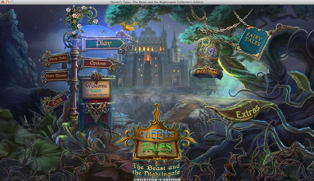 Queen's Tales: The Beast and the Nightingale Collector's Edition 2.0 : Main Menu