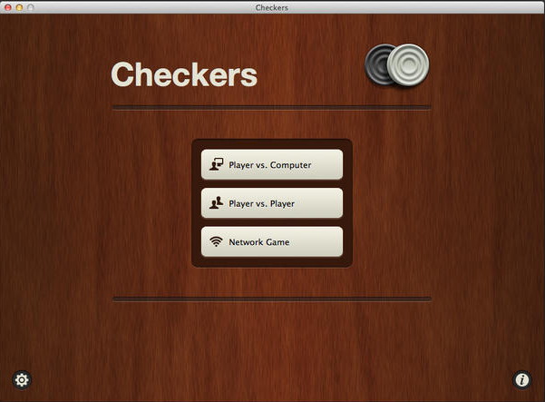 Checkers World 1.0 : Main window