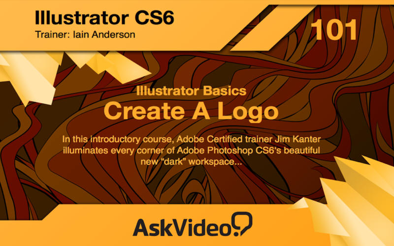 AV for Illustrator CS6 - Illustrator Basics - Create A Logo 1.0 : Main window