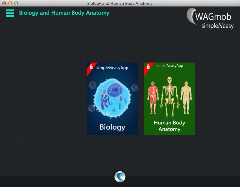 Biology and Human Body Anatomy 1.0 : Main Menu